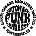 Estonain Funk Embassy logo b&w